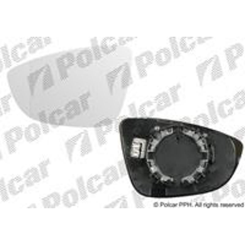 POLCAR Sklo vonkajšieho zrkadla s držiakom 95D1544E