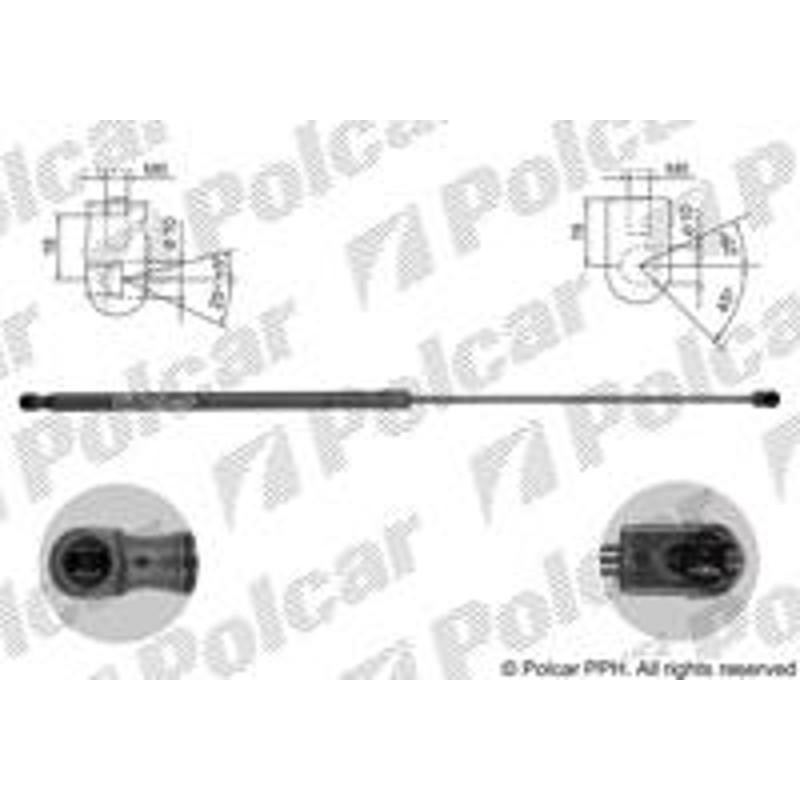 POLCAR Plynová pružina 95C2AS
