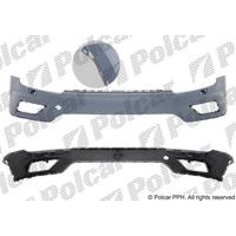 POLCAR Predný nárazník 95X207-1
