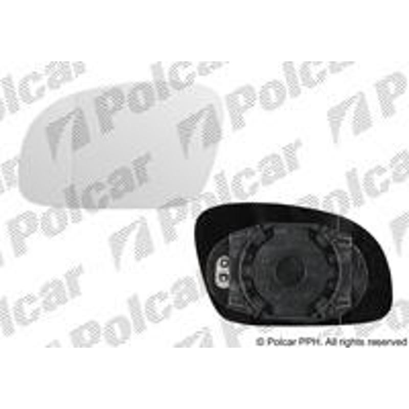 POLCAR Sklo vonkajšieho zrkadla s držiakom 9501545E