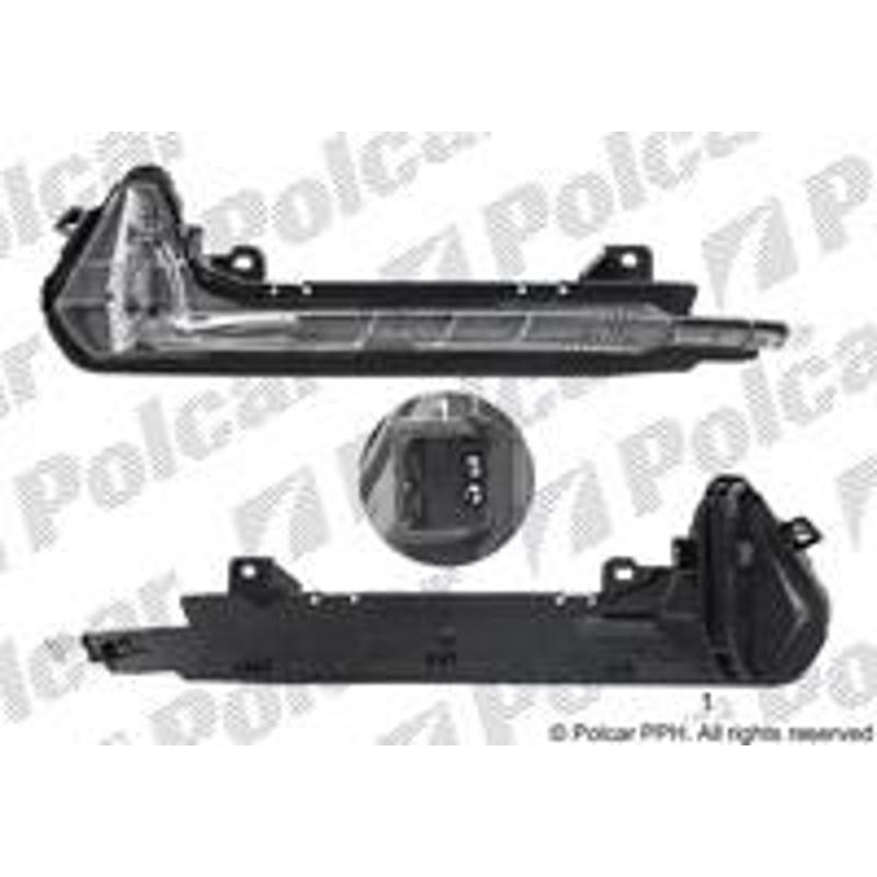 TAIWAN Bočný blinker v spätnom zrkadle 13E1199E