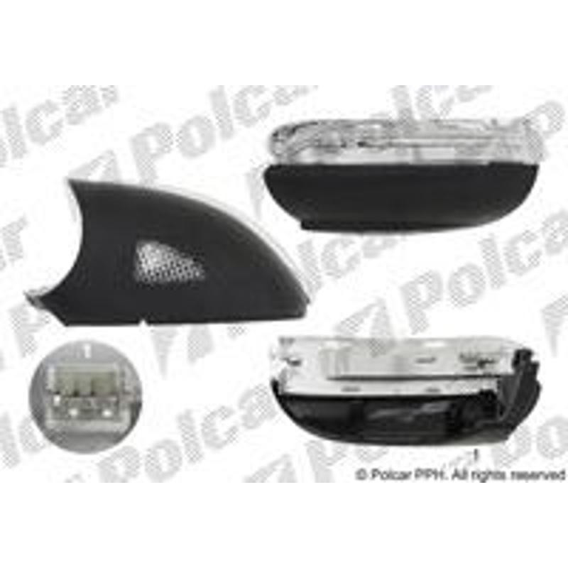 TAIWAN Bočný blinker v spätnom zrkadle 9518209E