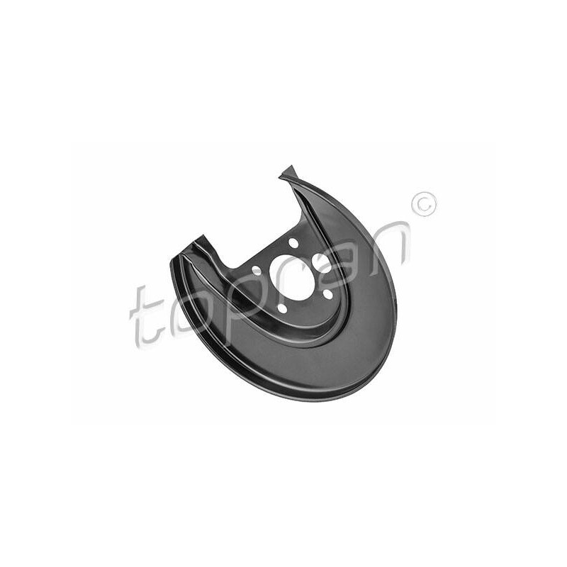 TOPRAN Ochranný plech proti rozstreku, Brzdový kotúč 116 070