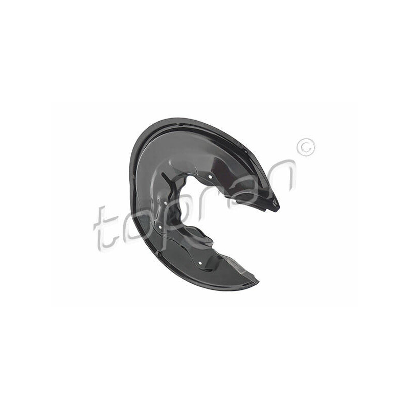TOPRAN Ochranný plech proti rozstreku, Brzdový kotúč 116 822