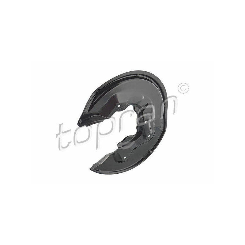 TOPRAN Ochranný plech proti rozstreku, Brzdový kotúč 116 823