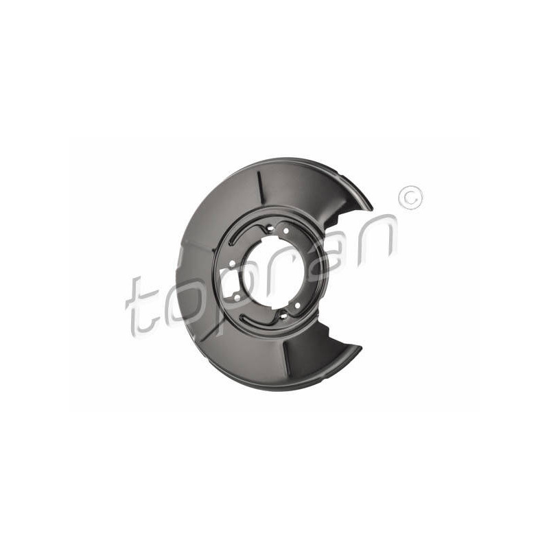 TOPRAN Ochranný plech proti rozstreku, Brzdový kotúč 503 011