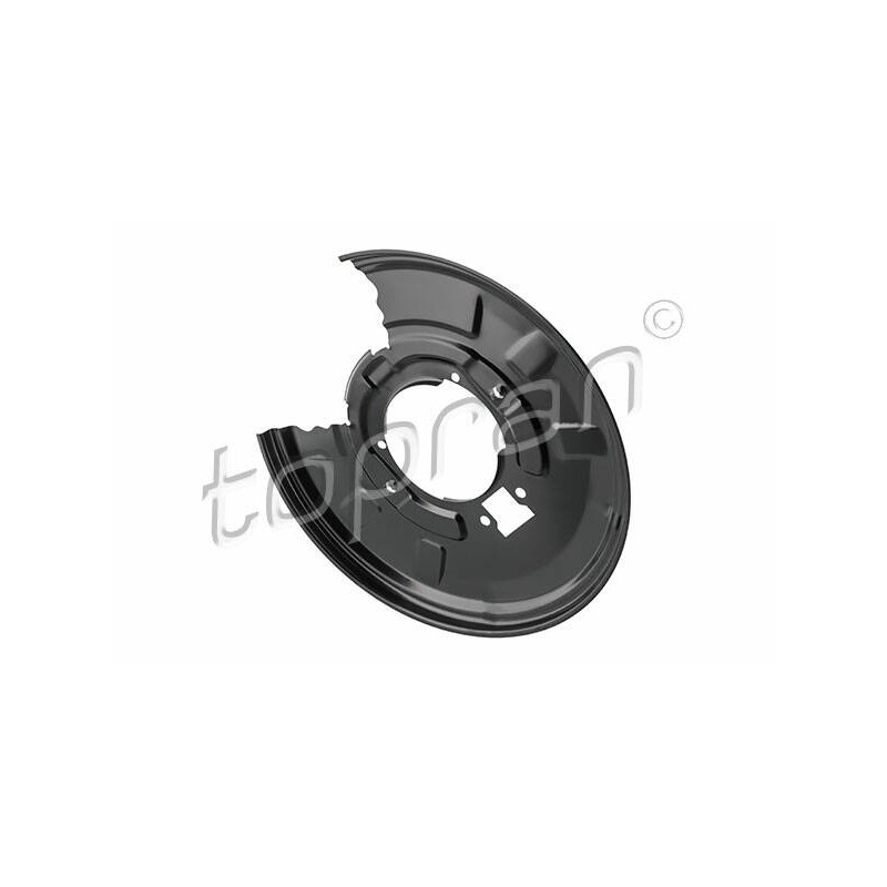 TOPRAN Ochranný plech proti rozstreku, Brzdový kotúč 503 813