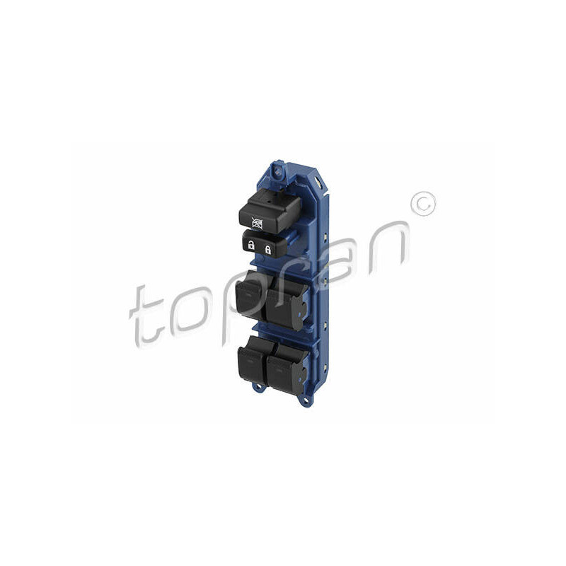 TOPRAN Spínač elektrického otvárania okien 601 207