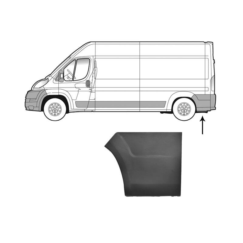 VAN WEZEL Ozdobná/ochranná lišta bočnej steny 0983409