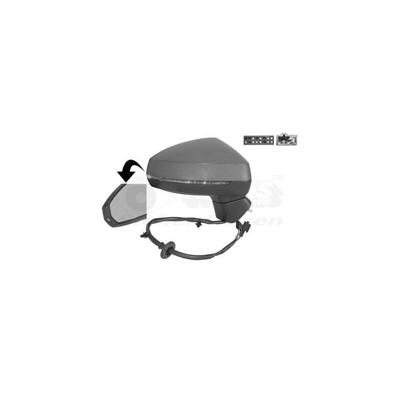 Vonkajšie spätné zrkadlo - 0337808 - vpravo