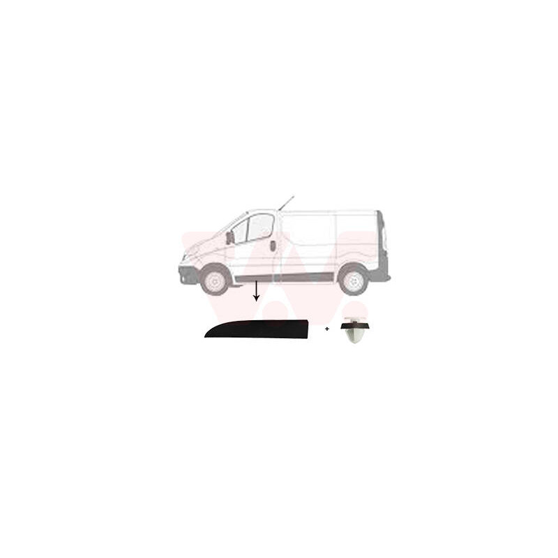 VAN WEZEL Ozdobná/ochranná lišta dverí 4396421