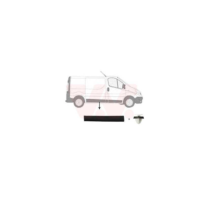 VAN WEZEL Ozdobná/ochranná lišta bočnej steny 4396426