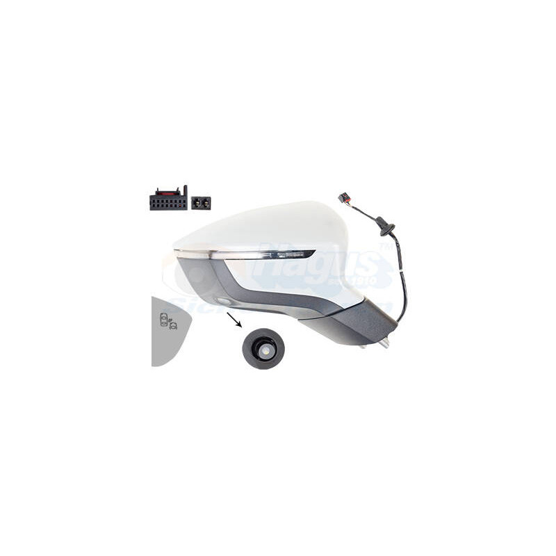 VAN WEZEL Vonkajšie spätné zrkadlo 4907828