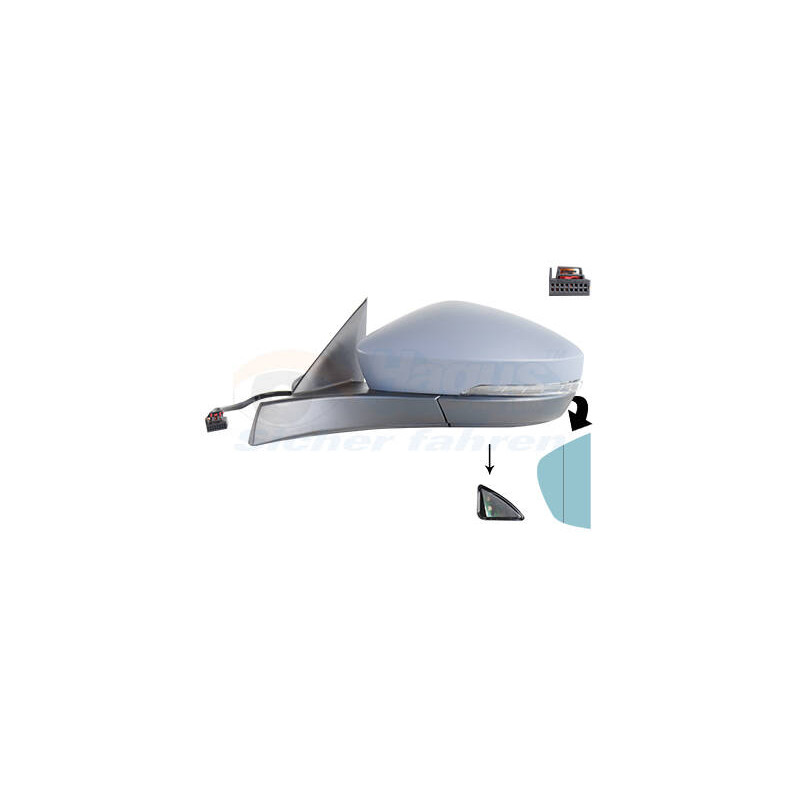 VAN WEZEL Vonkajšie spätné zrkadlo 5710817