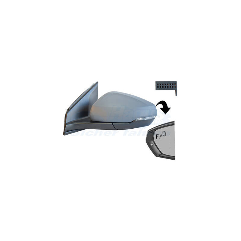 VAN WEZEL Vonkajšie spätné zrkadlo 5751827