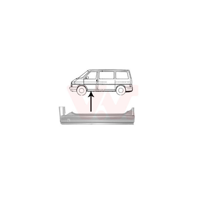 VAN WEZEL Nástupný plech 5874101