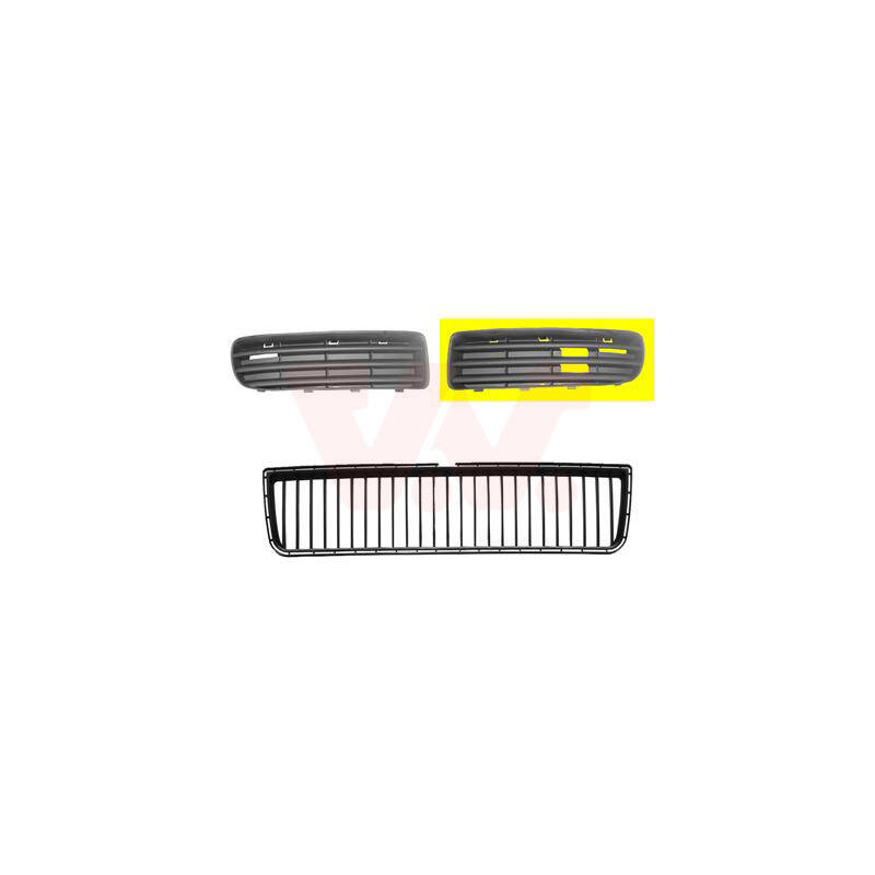 VAN WEZEL Vetracia mriežka v nárazníku 7621591