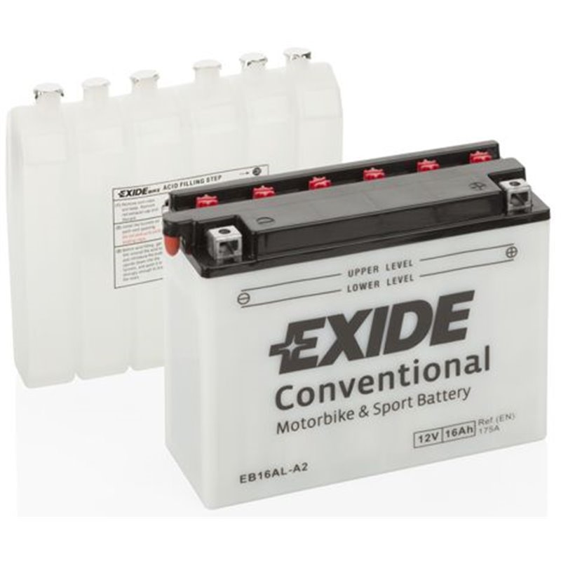 EXIDE motobatéria 12 V, 16 Ah, 175 A, EB16AL-A2