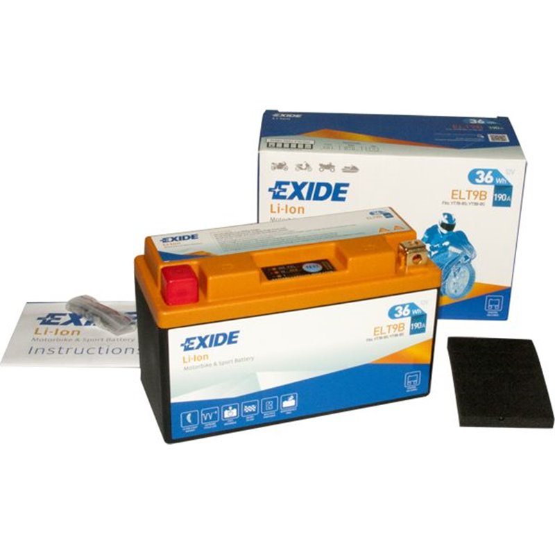 EXIDE motobatéria 12 V, 3,5 Ah, 210 A, ELT9B