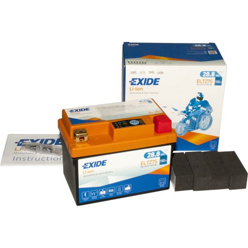 EXIDE Li-ion motobatéria 12 V, 2,4 Ah, 150 A, ELTZ7S