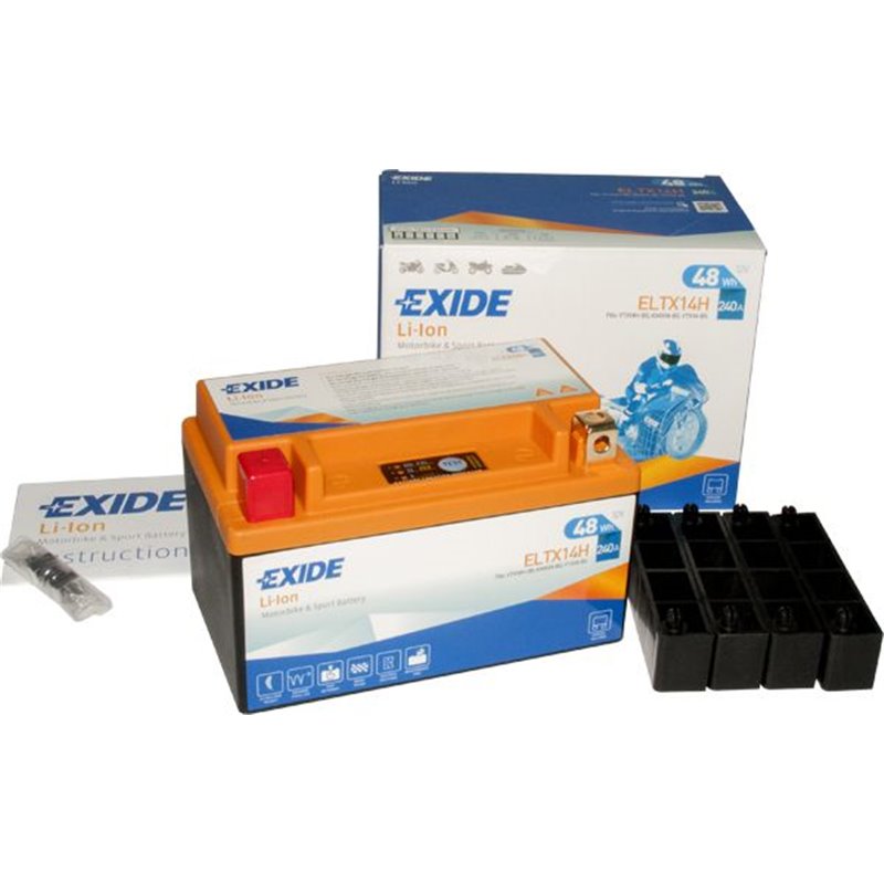 EXIDE Li-ion motobatéria 12 V, 4 Ah, 240 A, ELTX14H