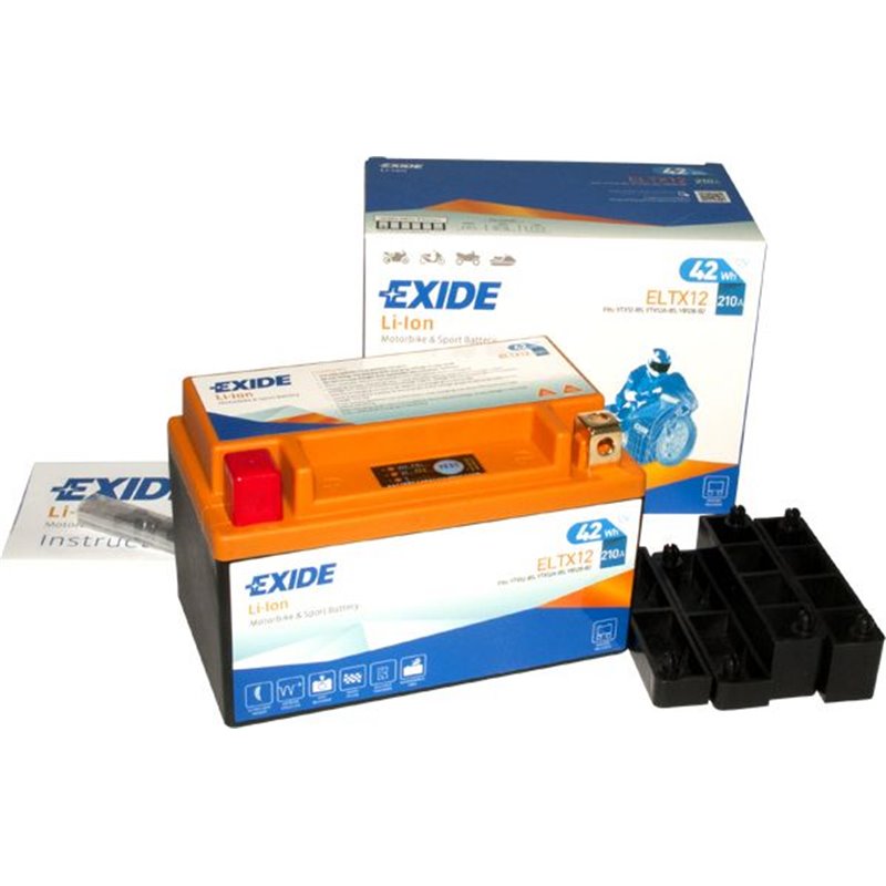 EXIDE Li-ion motobatéria 12 V, 3,5 Ah, 210 A, ELTX12