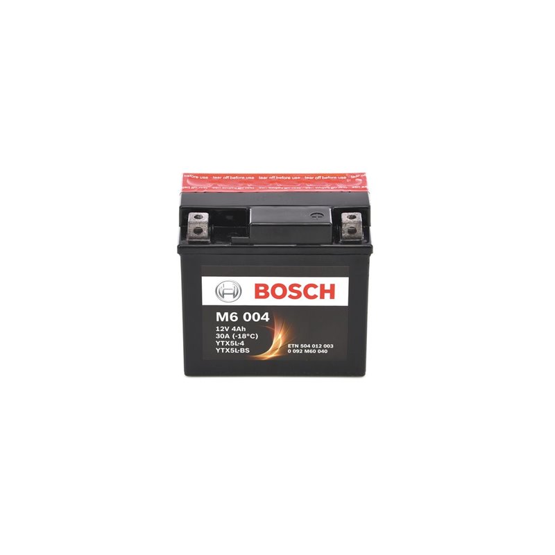 BOSCH motobatéria AGM 12V , 4AH , 30A , 0 092 M60 040