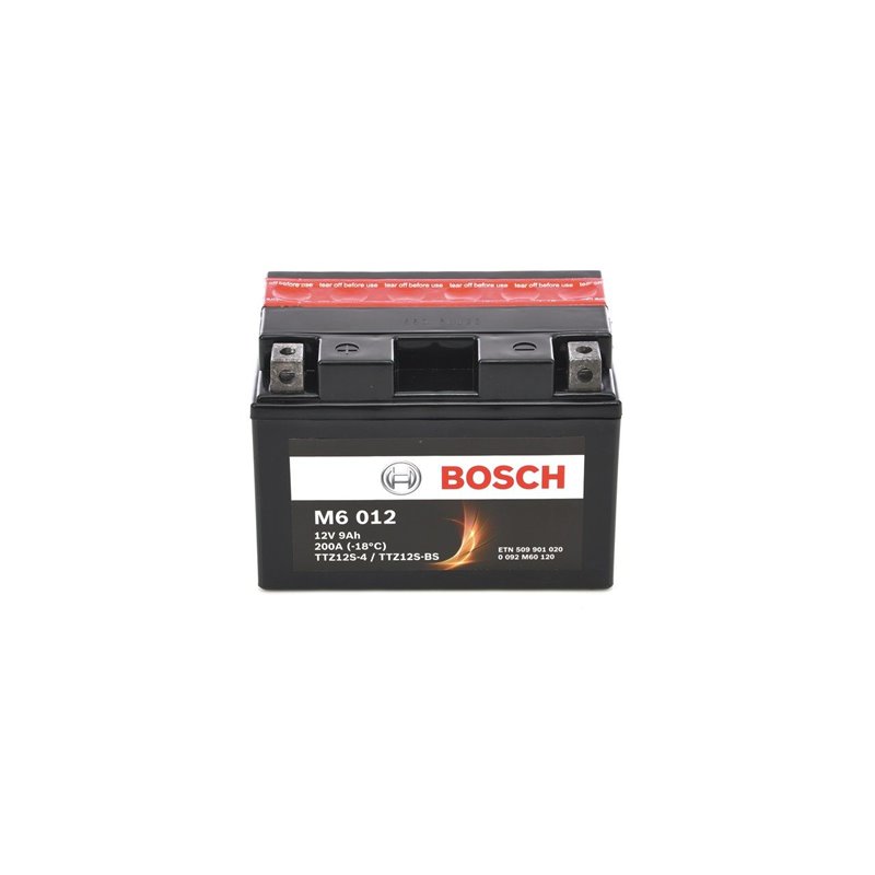 BOSCH motobatéria AGM 12V , 9AH , 200A , 0 092 M60 120