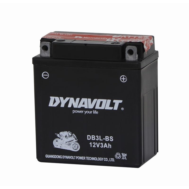 DYNAVOLT motobatéria AGM 12V 3AH 32A DB3L-BS