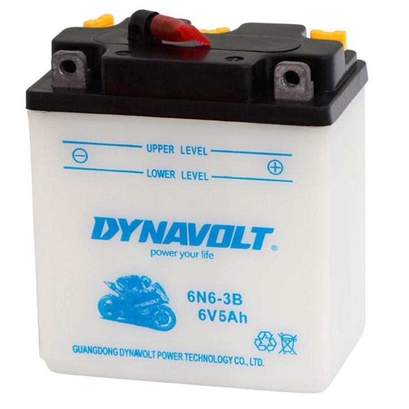 DYNAVOLT motobatéria STANDARD DRY 6V 6AH 48A 6N6-3B