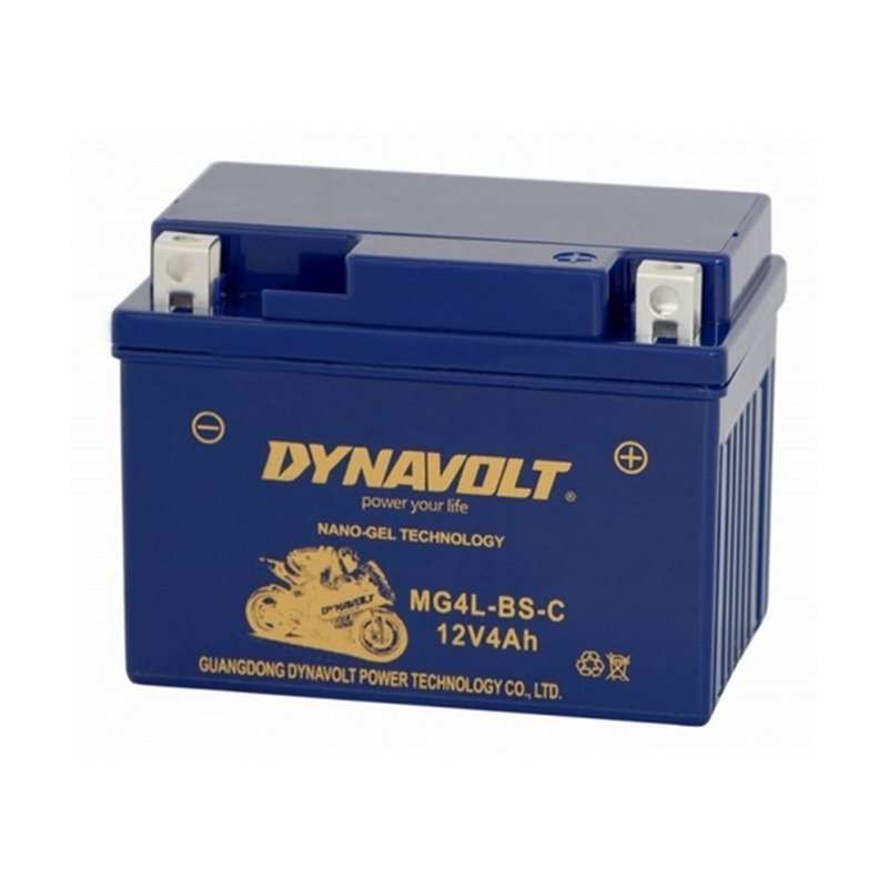 DYNAVOLT motobatéria GEL NANO 12V 4AH 60A MG4L-BS