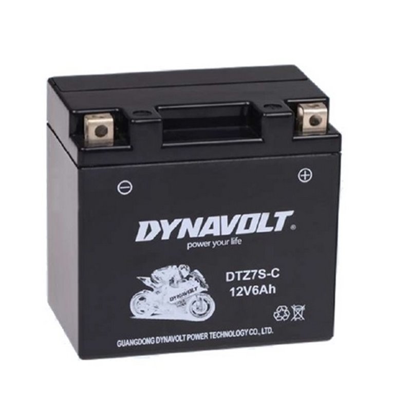 DYNAVOLT motobatéria AGM 12V 6AH 75A DTZ7S