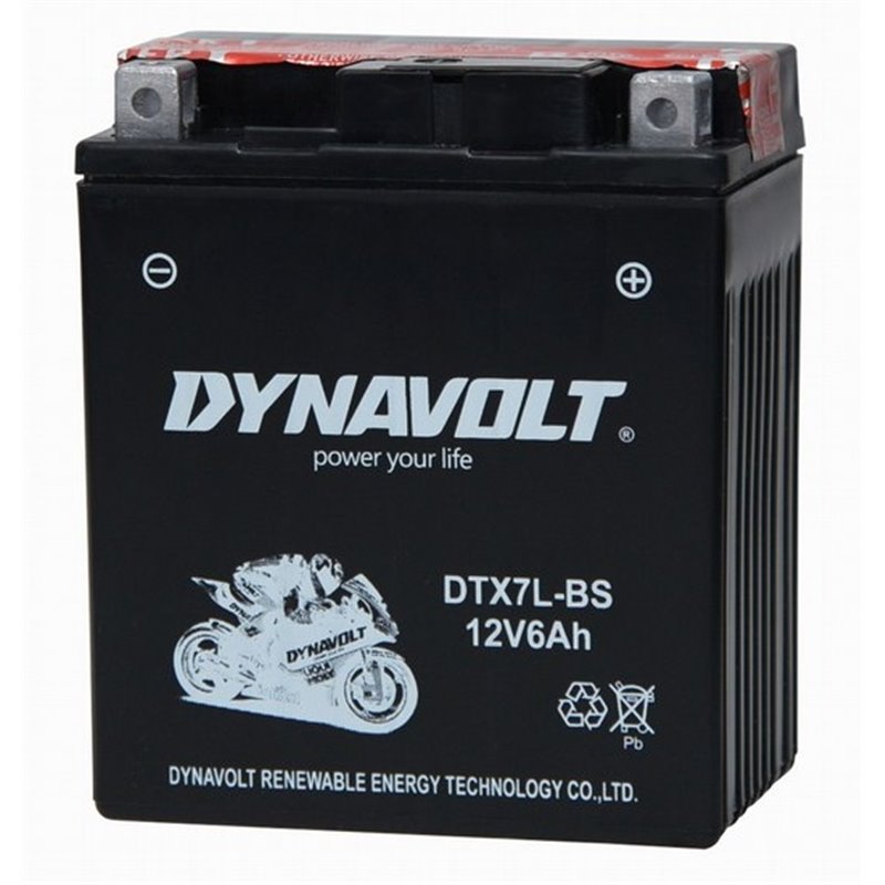 DYNAVOLT motobatéria AGM 12V 6AH 75A DTX7L-BS