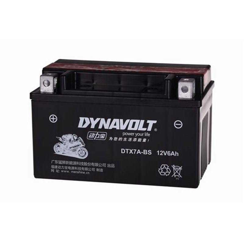 DYNAVOLT motobatéria AGM 12V 6AH 85A DTX7A-BS