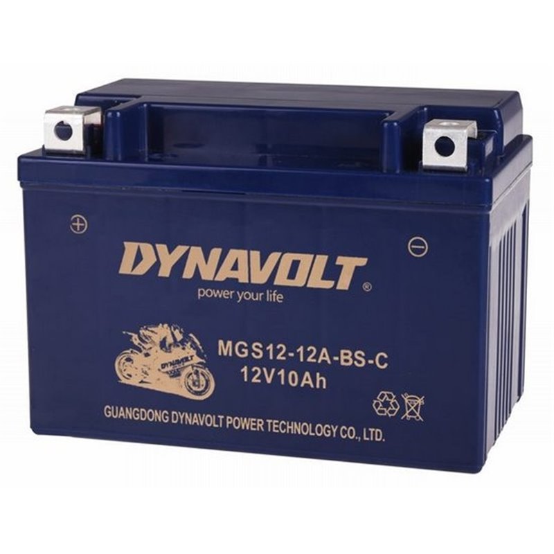 DYNAVOLT motobatéria AGM 12V 10AH 125A MGS12-12A-BS