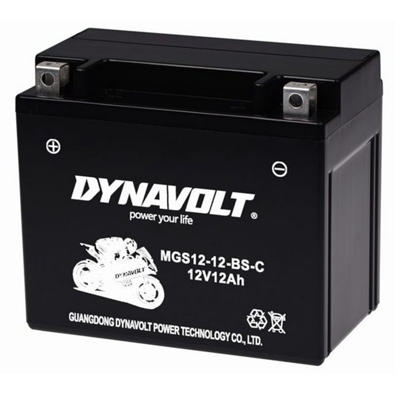 DYNAVOLT motobatéria AGM 12V 12AH 155A MGS12-12-BS