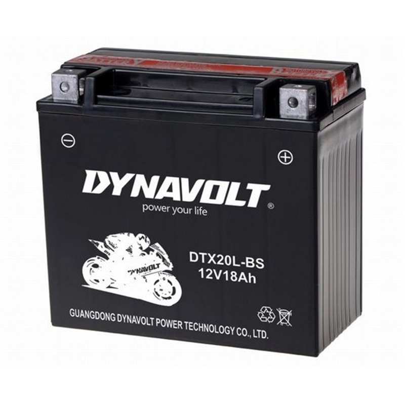 DYNAVOLT motobatéria AGM 12V 18AH 250A DTX20L-BS