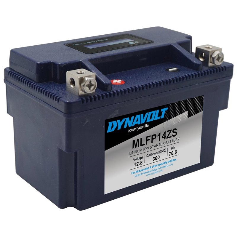 DYNAVOLT motobatéria LITHIUM M series 12,8V 8-16AH 360A MLFP14ZS