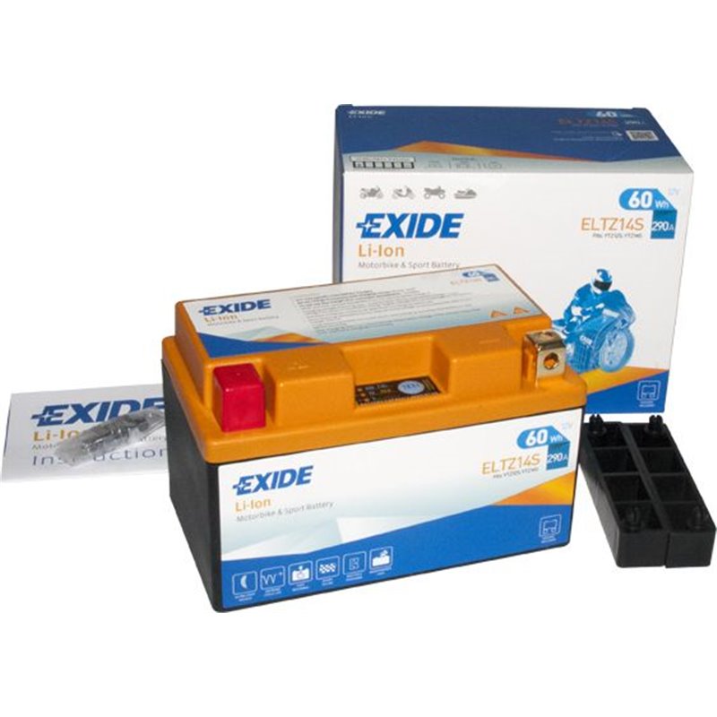 EXIDE Li-ion motobatéria 12 V, 5 Ah, 290 A, ELTZ14S