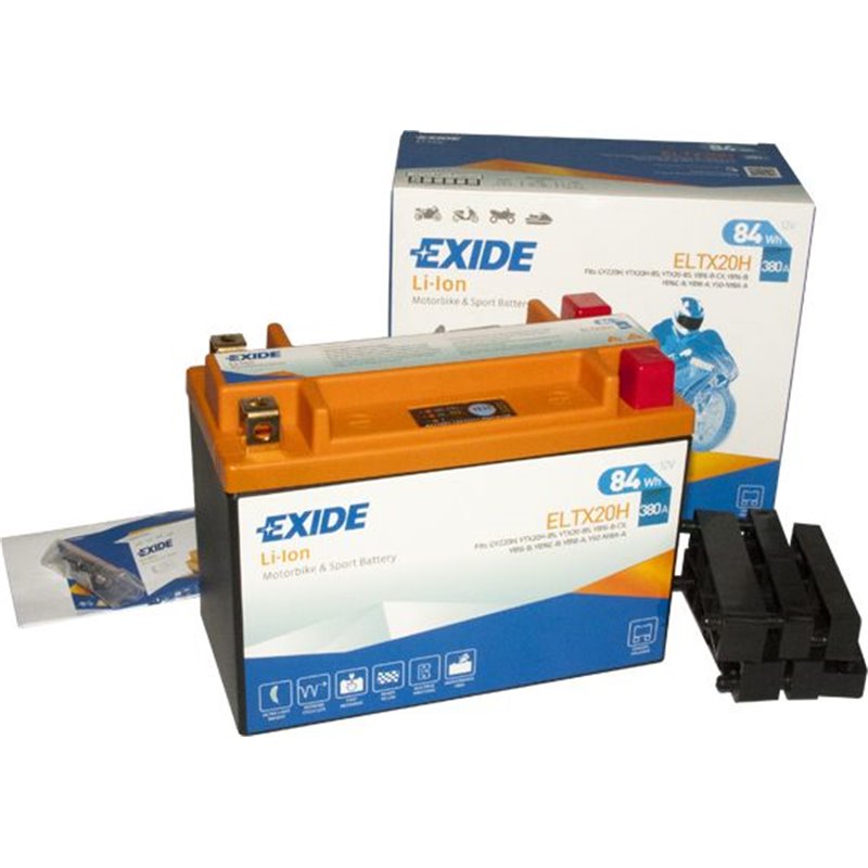 EXIDE Li-ion motobatéria 12 V, 7 Ah, 380 A, ELTX20H