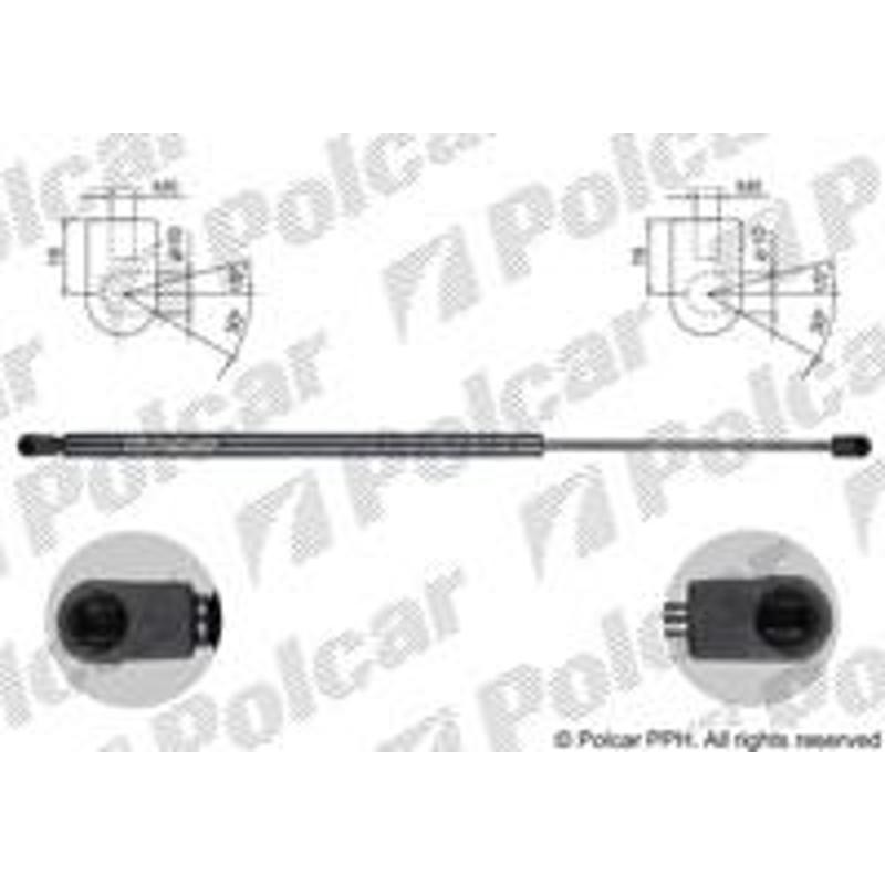 Plynová pružina - 2007AB2 - zadok