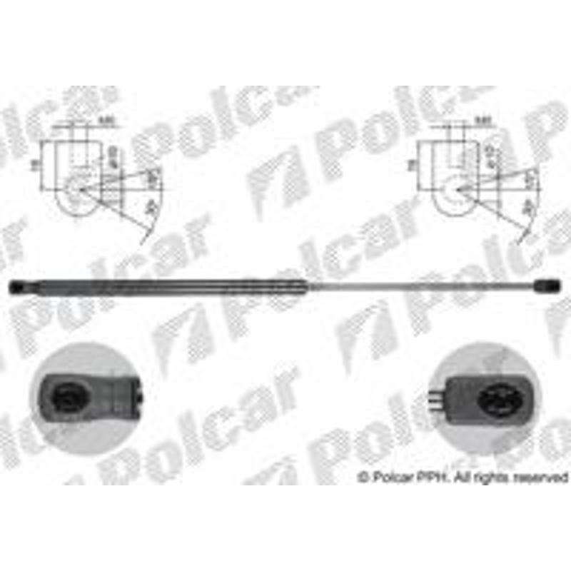 Plynová pružina - 2007AB3D - zadok