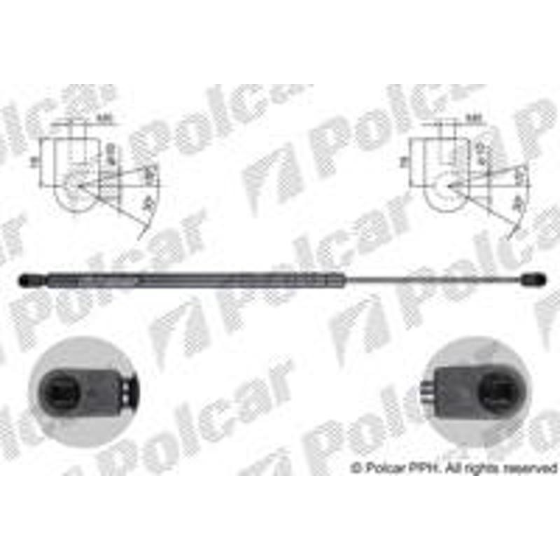 Plynová pružina - 2007AB4 - zadok