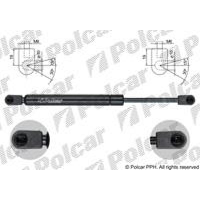 Plynová pružina - 2007AB7 - zadok