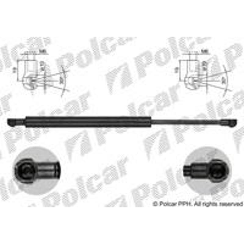 Plynová pružina - 2008AB1 - zadok