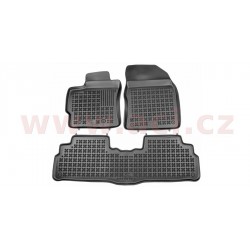 gumové koberečky černé (sada 3 ks) - [5491X10] - 331758