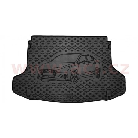 gumová vložka do kufru s ilustrací vozu  čierna  (Fastback) - [8254X04C] - 332790