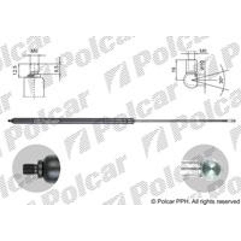 Plynová pružina - 2015AB - zadok