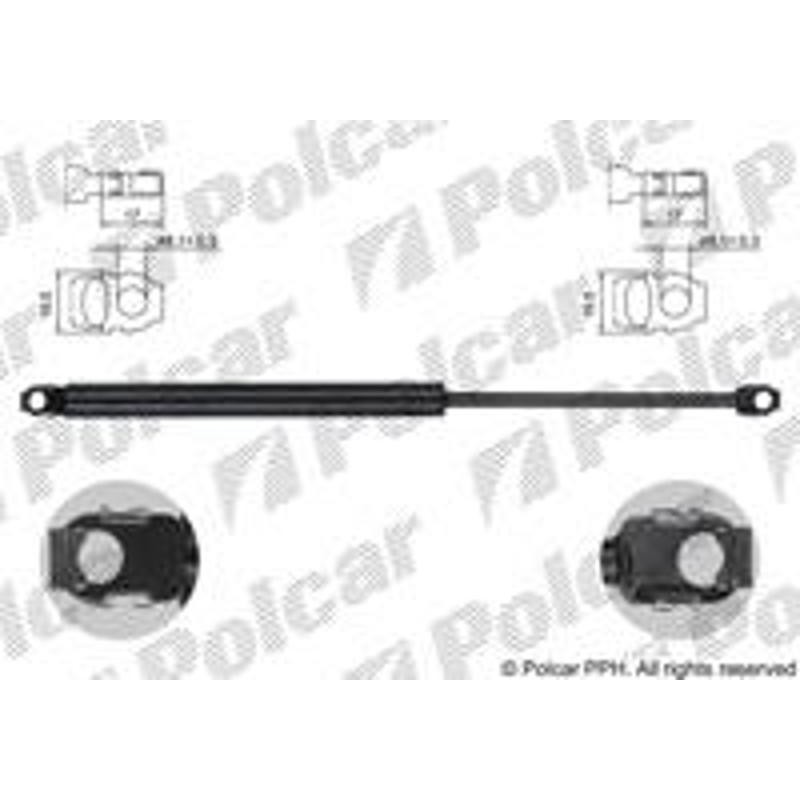 Plynová pružina - 2015AB2D - zadok