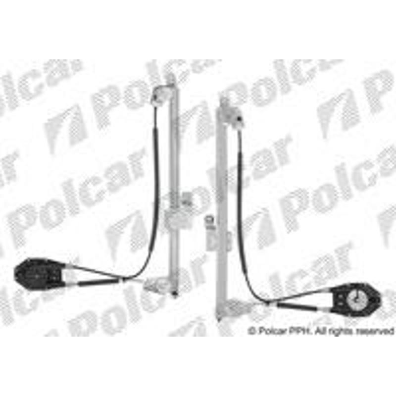 Mechanizmus stahovania okna el. bez motora - 2016PSG3 - zadok